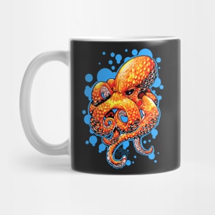 Orange Octopus Mug